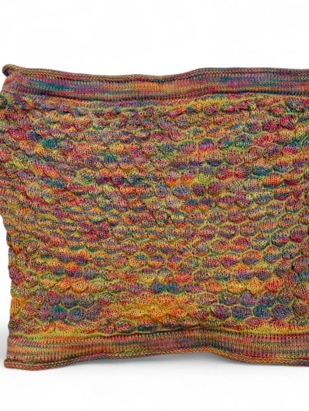Urban Outfitters Multicolor Knit Crochet Crop Top